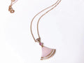Bvlgari Dream Necklace Pink MOP Cubic Zirconia