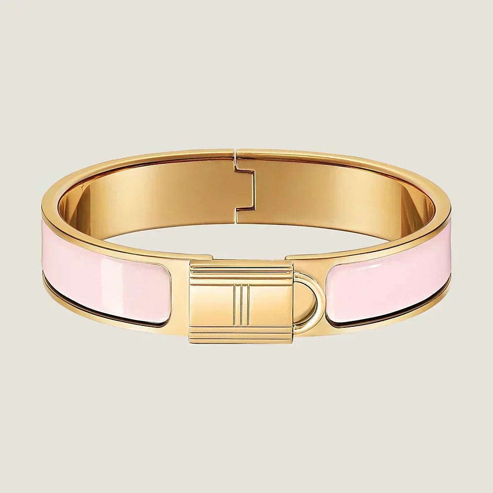 18K Clic Cadenas Pink Hermes Bracelet